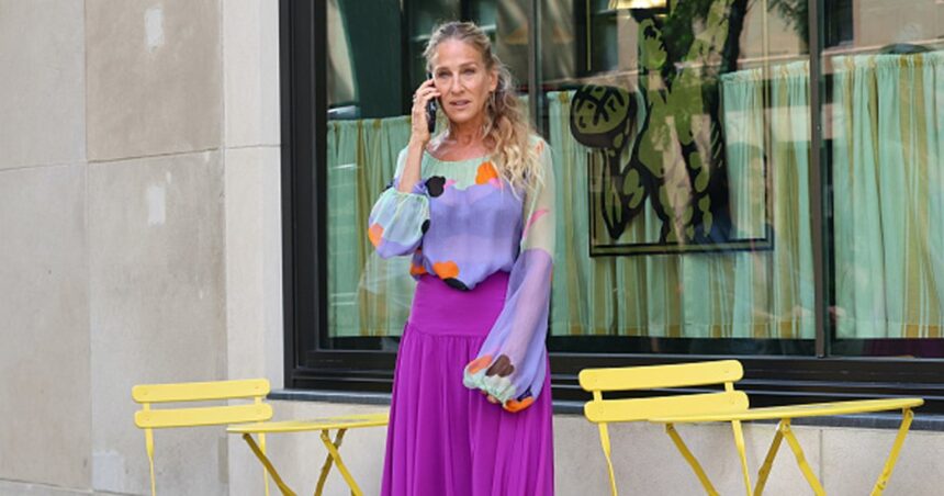 A $30 Lookalike for Sarah Jessica Parker's Chic Drop Waist Skirt