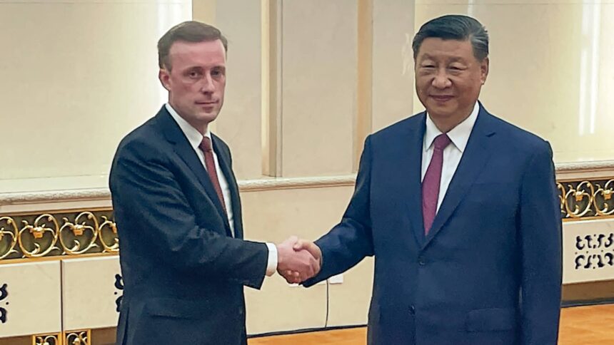 China's Xi Jinping meets with U.S. national security advisor Jake Sullivan