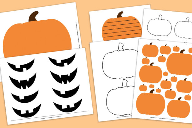 Pumpkin Shape Cut-Outs