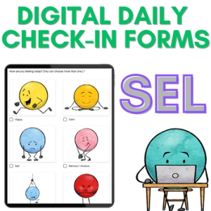 Clickable TPT resource cover image for SEL check-in