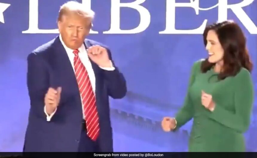 Internet Reacts To Viral Donald Trump Dance Video