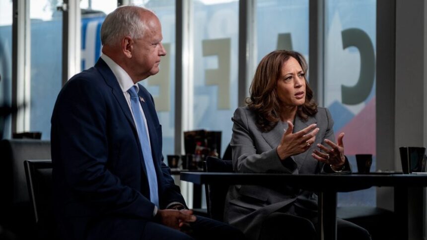 Kamala Harris Tells CNN Trump Is 'Dividing Our Nation'