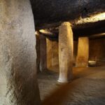 The interior of the monument, called the Menga dolmen