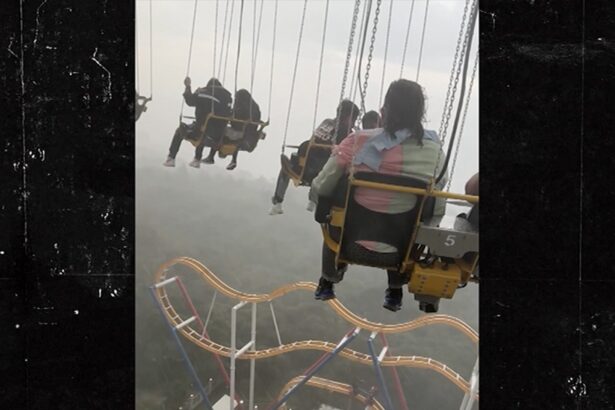 Terrifying Video Shows Six Flags Mexico Parkgoers Dangling High Up During Rain Storm