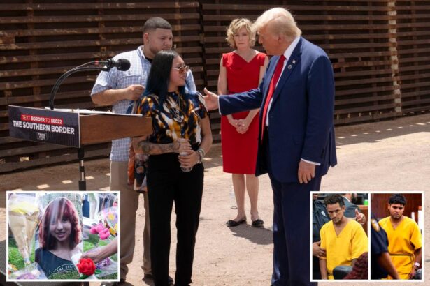 Trump meets with Jocelyn Nungaray’s family as migrant murder suspect whines he won’t get fair shake