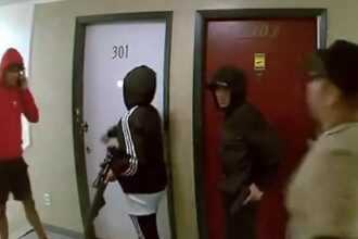 Video Shows Armed Men at Colorado Apartment Complex