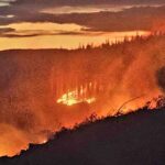 Waipara wildfire spreading again as winds pick up