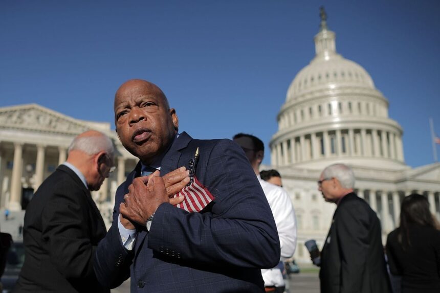 Statue of Civil Rights Leader John Lewis Replaces Confederate Monument in Georgia