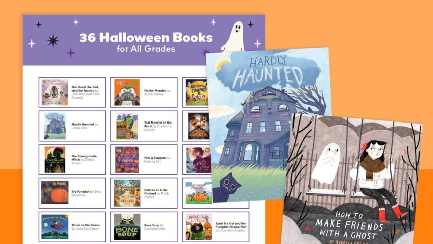 free printable list of Halloween books