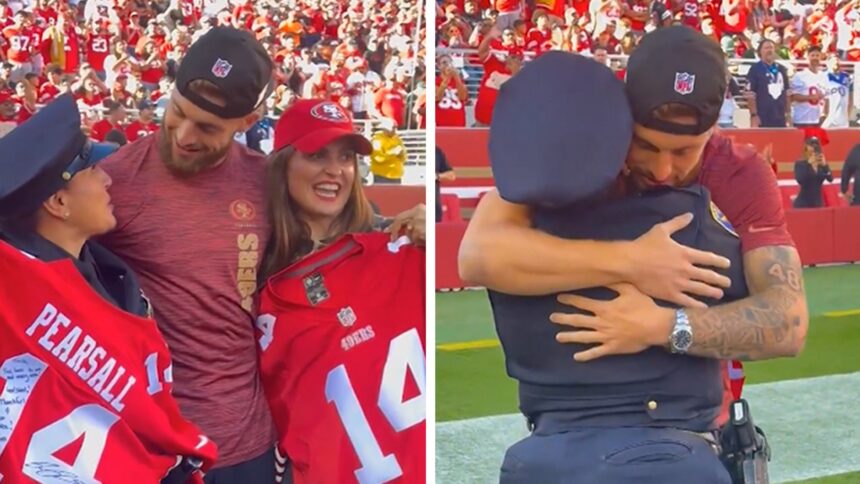 49ers' Ricky Pearsall Has Emotional Reunion W/ Shooting 1st Responders During 'MNF'