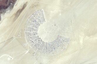 Amazing Photo Shows The Burning Man Festival As Seen From Space : ScienceAlert