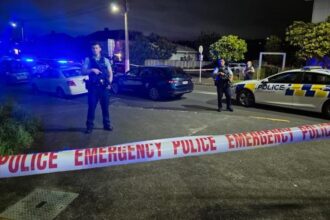 Armed police guard Auckland street after fatal shooting