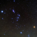 The constellation Orion in the night sky.