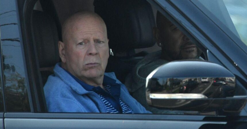 Bruce Willis' Rare Public Outing With Body Guards as Dementia Progresses