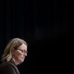 FEMA Administrator Deanne Criswell looks on during a House of Representatives hearing in July of 2023.