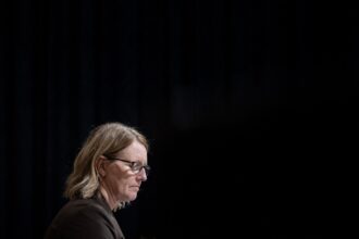 FEMA Administrator Deanne Criswell looks on during a House of Representatives hearing in July of 2023.