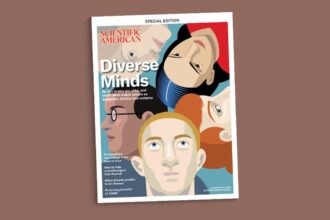 Cover of the Q3 special edition of Scientific American, Diverse Minds.