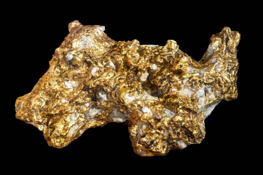 Earthquakes may explain how huge gold nuggets form in quartz rock