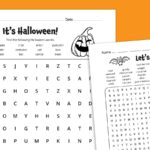 Halloween Word Search Feature