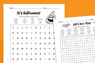 Halloween Word Search Feature