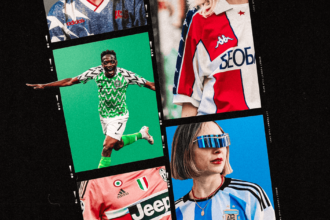 From Drake in pink to ‘Blokecore’: How football shirts became fashionable