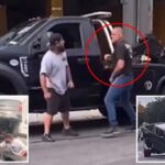 Furious NYC driver who stole tow truck with his own vehicle attached in viral video arrested