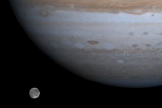 Huge asteroid impact may have knocked over Jupiter's largest moon