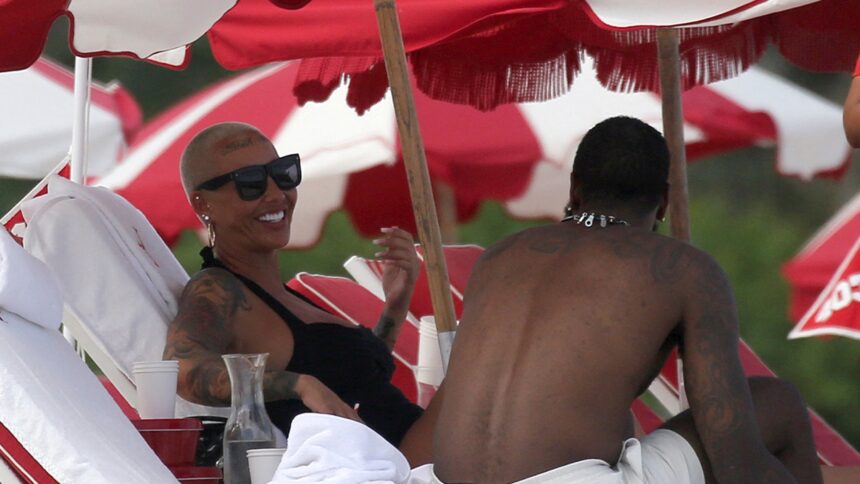 Iman Shumpert, Amber Rose Go On Beach Date, Just Friends