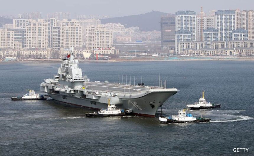 In A 1st, China Operates All 3 Aircraft Carriers At Once, Near Japan, Taiwan