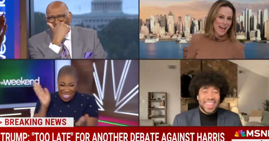 'Introvert' Zinger About Trump’s Debate Dodge Has MSNBC Panel In Stitches