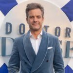 Joshua Jackson Stuns in Blue Velvet Suit at Doctor Odyssey Premiere