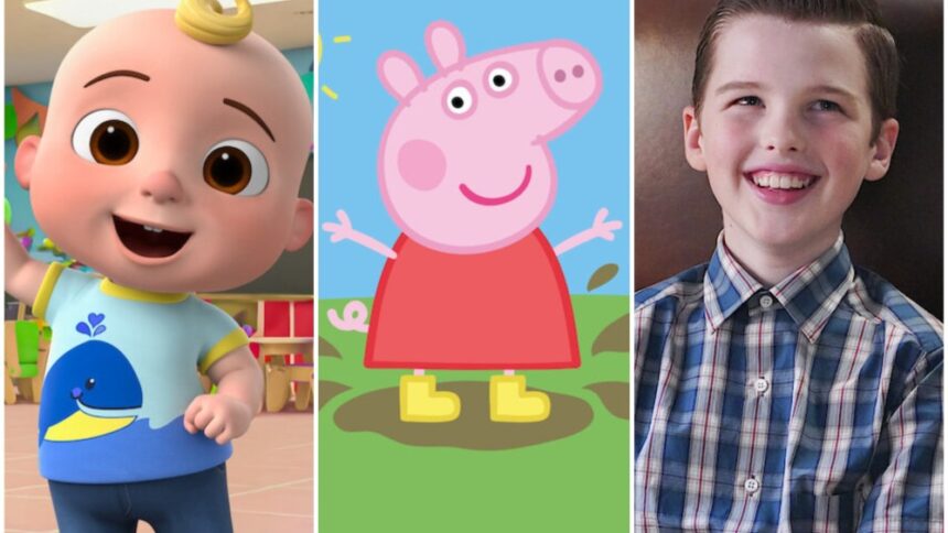 Netflix Most Popular Licensed Content 1H2024: Peppa Pig, Young Sheldon