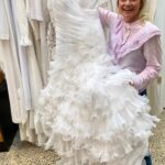 Pre-loved wedding dresses on show