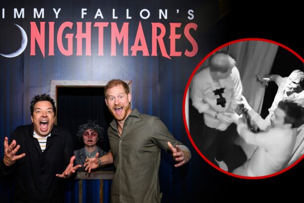 Prince Harry Can't Stop Screaming Curses in Haunted Maze With Jimmy Fallon