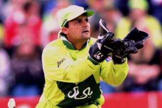 Moin Khan. (Image Credits: ICC Twitter)