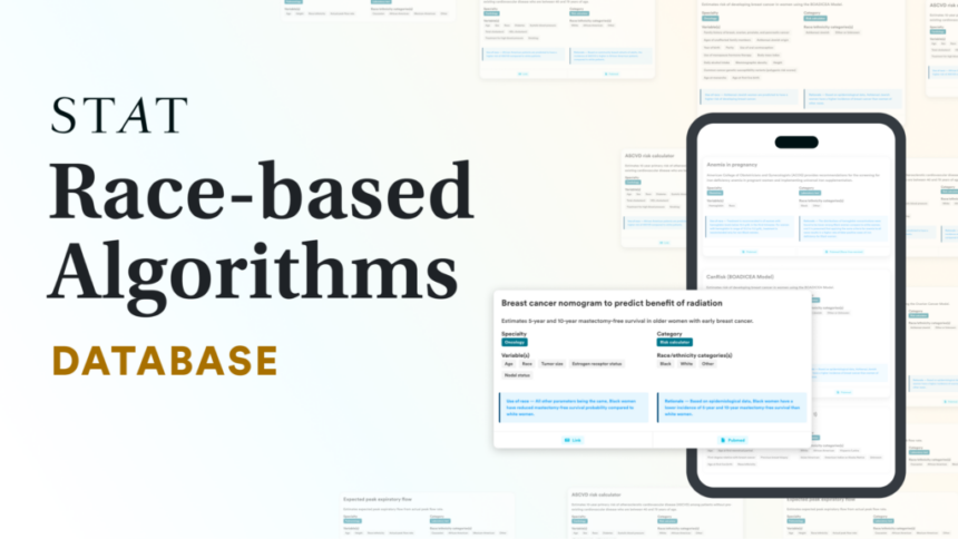 Searchable database of race-based clinical tools