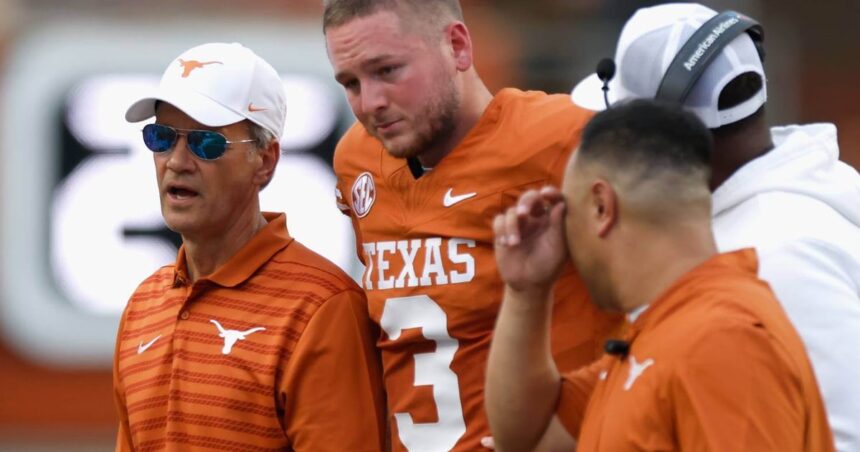 Texas QB Quinn Ewers ‘questionable’ for game vs. ULM: Will Arch Manning get first start?