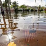 hurricane helene flooding in shore acres st. petersburg florida