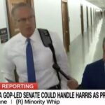 GOP Senator Thune with CNN's Manu Raju