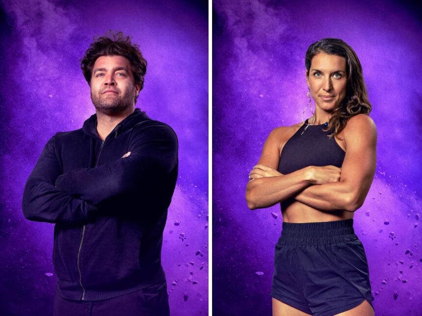 Emily Schromm  and CT Tamburello from The Challenge season 40 (Image via Instagram/@thechallenge)