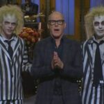 Andy Samberg Joins Michael Keaton as Beetlejuice in Monologue