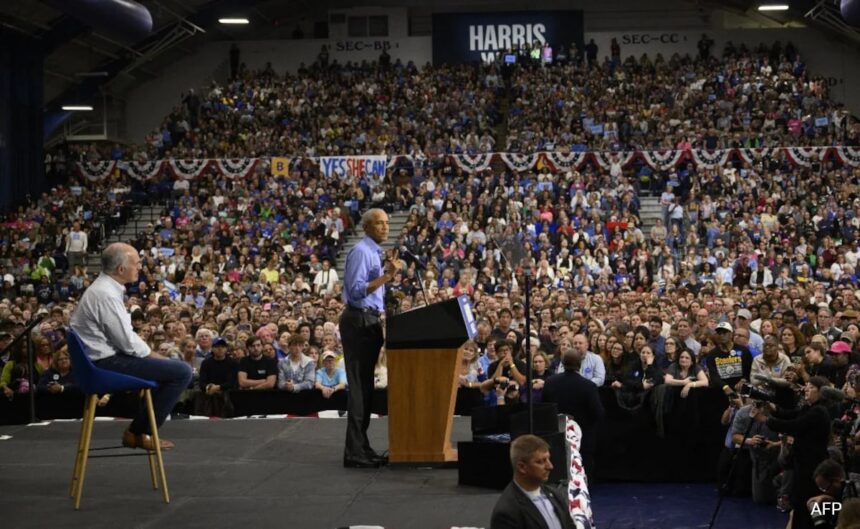 Barack Obama Electrifies Pennsylvania Rally For Kamala Harris