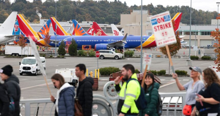 Boeing Factory Workers Vote To Reject Contract And Continue 6-Week Strike