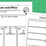 Cause-and-Effect Graphic Organizer Bundle (Free Printables)