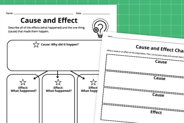 Cause and Effect Graphic Organizer Bundle (Free Printables)