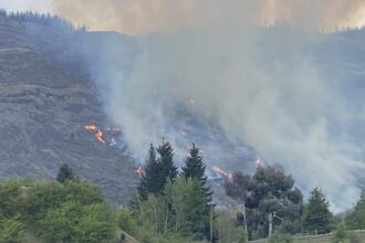 Choppers called in to fight Arrowtown blaze