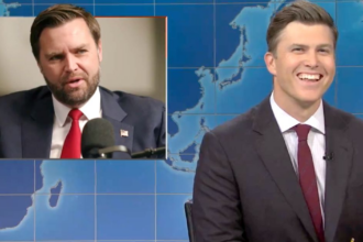 Colin Jost Trolls JD Vance Over His 2020 Election Dance On 'Weekend Update'