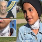 Deranged old man slits throat of 7-year-old girl playing in park