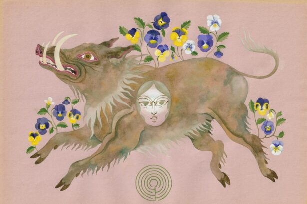 Dreamlike Creatures and Spiritual Symbols Merge in Lou Benesch’s Watercolors — Colossal