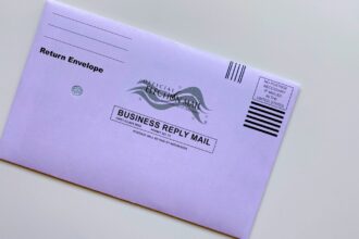 envelope for a mail ballot